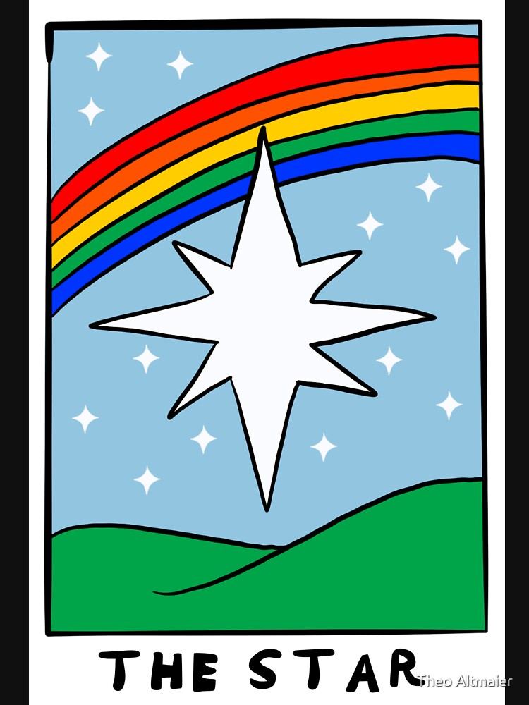 THE STAR tarot card by Theo Altmaier T-Shirts, Hoodie, Sweatshirt | BlankRebels.com (Image 3)