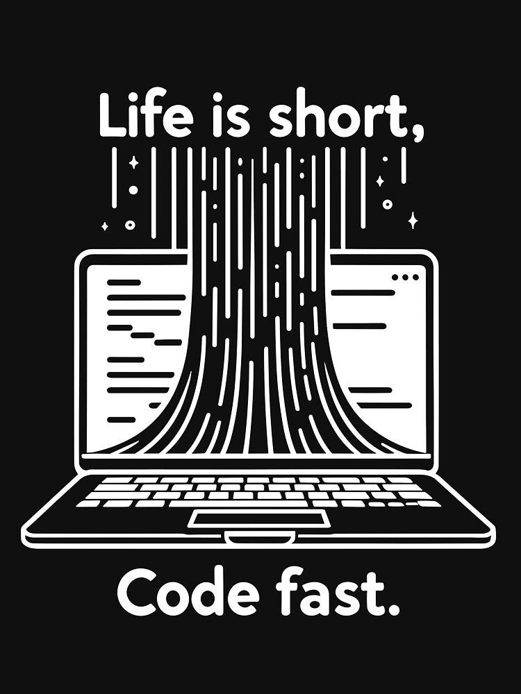 Life is Short Code Fast by Frank Ring T-Shirts, Hoodie, Sweatshirt | BlankRebels.com (Image 3)