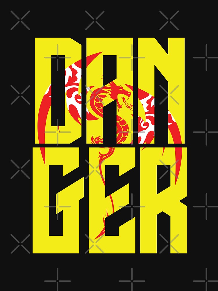 Danger typography with Dragon by RosetteArtists T-Shirts, Hoodie, Sweatshirt | BlankRebels.com (Image 3)