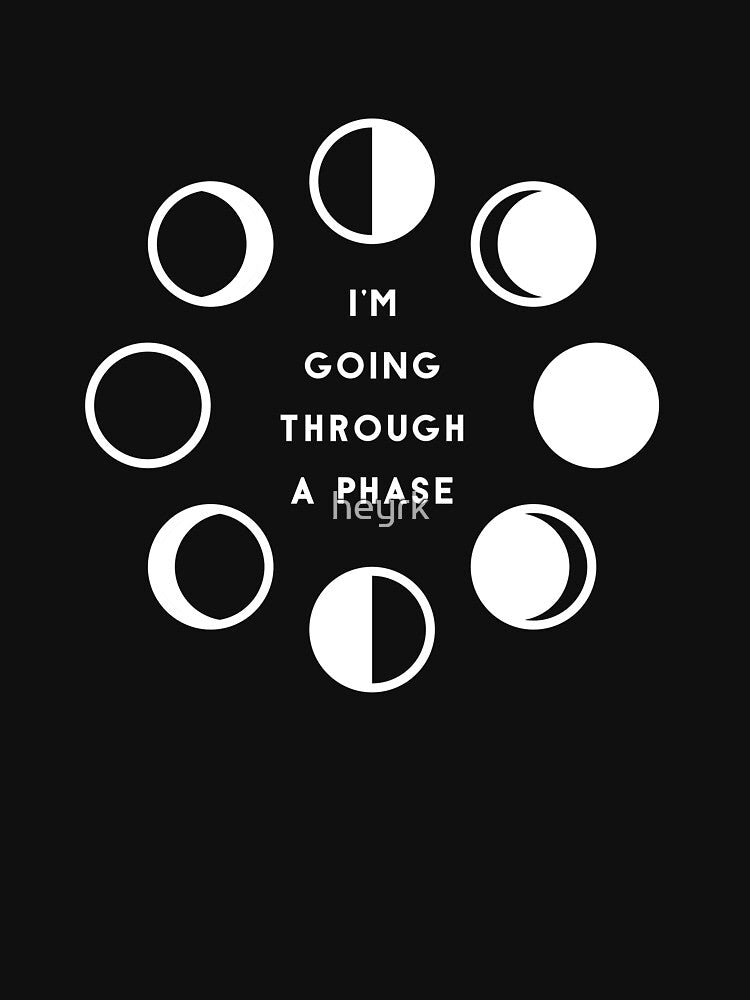I'm Going Through A Phase by Nirvan86 T-Shirts, Hoodie, Sweatshirt | BlankRebels.com (Image 3)