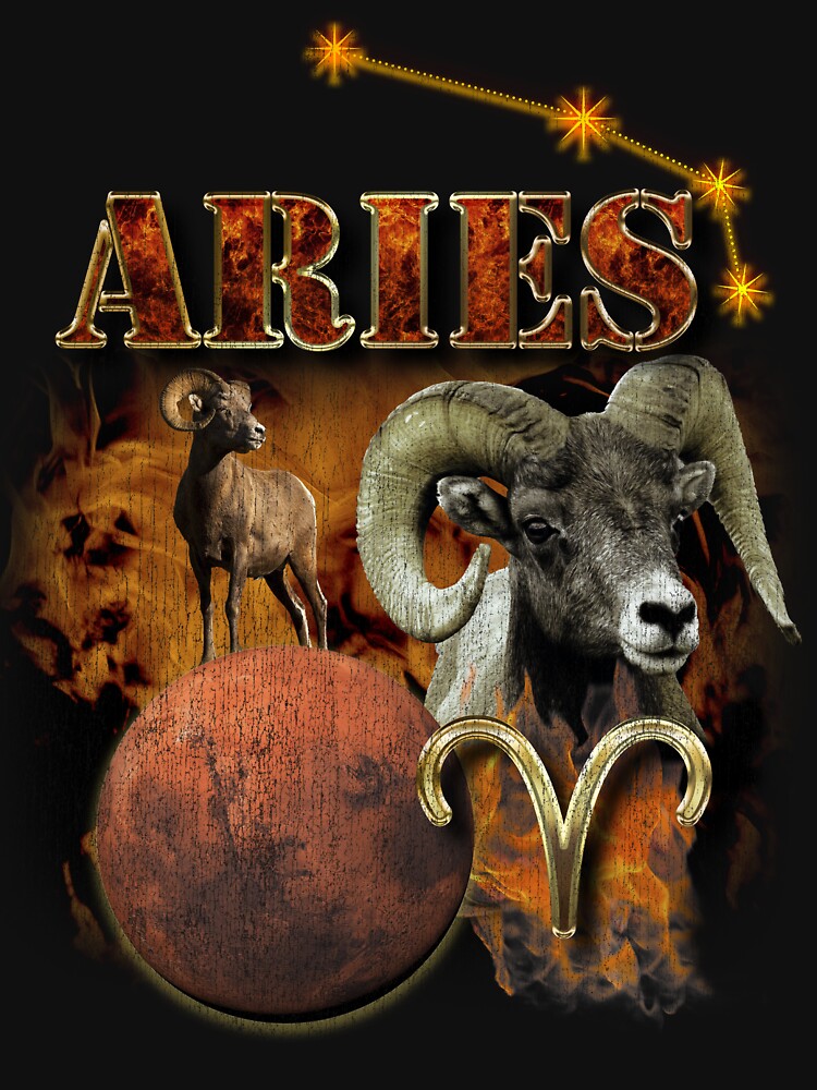 Aries Zodiac Bootleg Rap Vintage Unisex by todayyesterday T-Shirts, Hoodie, Sweatshirt | BlankRebels.com (Image 3)