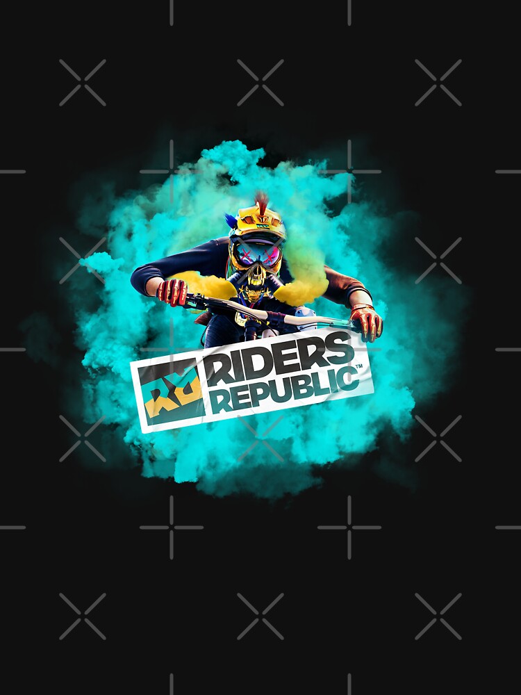 Riders Republic, blue smoke by Duazz T-Shirts, Hoodie, Sweatshirt | BlankRebels.com (Image 3)