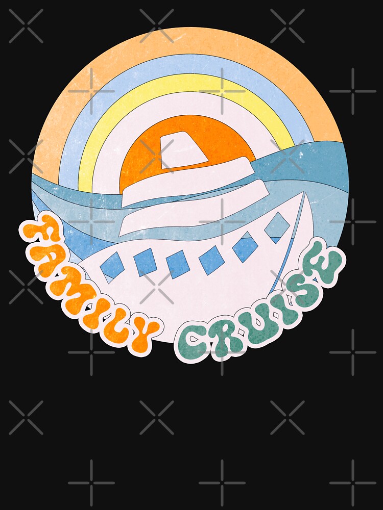 FAMILY CRUISE - Summer Vacation Retro Groovy by nimsart1 T-Shirts, Hoodie, Sweatshirt | BlankRebels.com (Image 3)