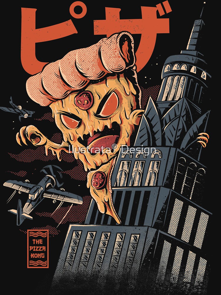 Pizza Kong by Ilustrata® T-Shirts, Hoodie, Sweatshirt | BlankRebels.com (Image 3)