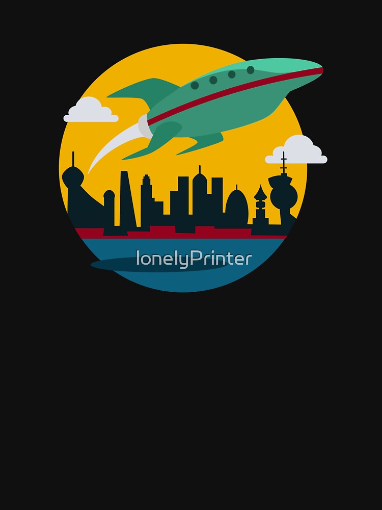 Planet Express by lonelyPrinter T-Shirts, Hoodie, Sweatshirt | BlankRebels.com (Image 3)