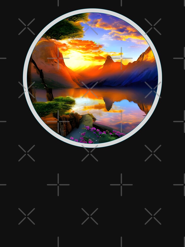 Mountain Sunset Artwork by The Love Quill T-Shirts, Hoodie, Sweatshirt | BlankRebels.com (Image 3)