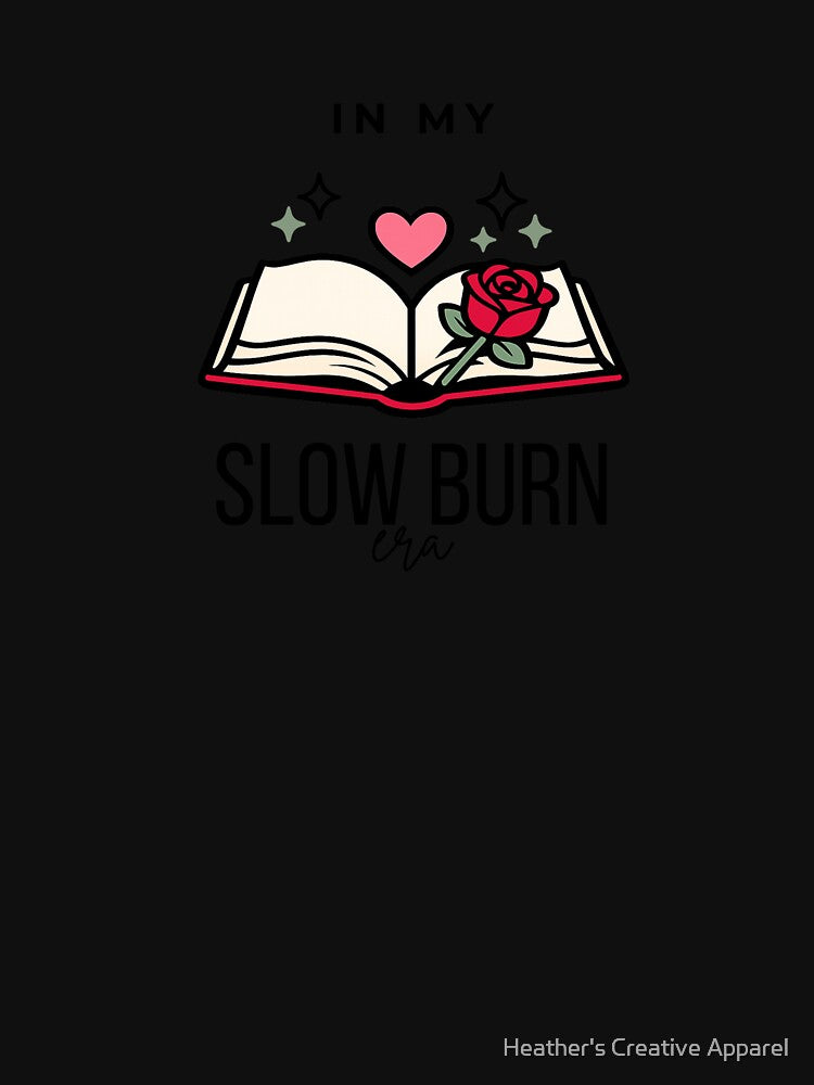 I'm In My Slow Burn Era — Cozy Romance Reader Sticker, Book Lover Trope Design by Heather's Creative Apparel... (Image 3)