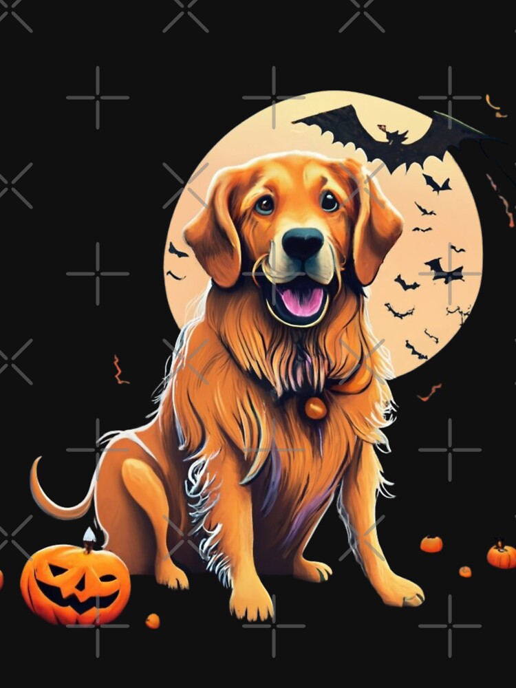 Golden Retriever Halloween by Print_Fuse T-Shirts, Hoodie, Sweatshirt | BlankRebels.com (Image 3)
