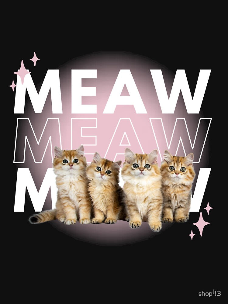 cute cats meaw y2k by shop43 T-Shirts, Hoodie, Sweatshirt | BlankRebels.com (Image 3)