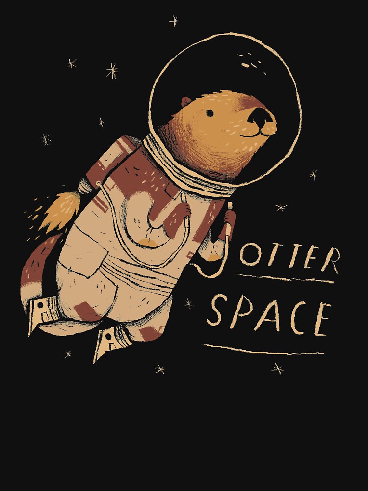 otter space by louros T-Shirts, Hoodie, Sweatshirt | BlankRebels.com (Image 3)