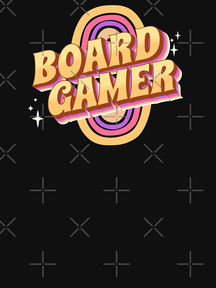 Boardgamer - Retro by strokli T-Shirts, Hoodie, Sweatshirt | BlankRebels.com (Image 3)