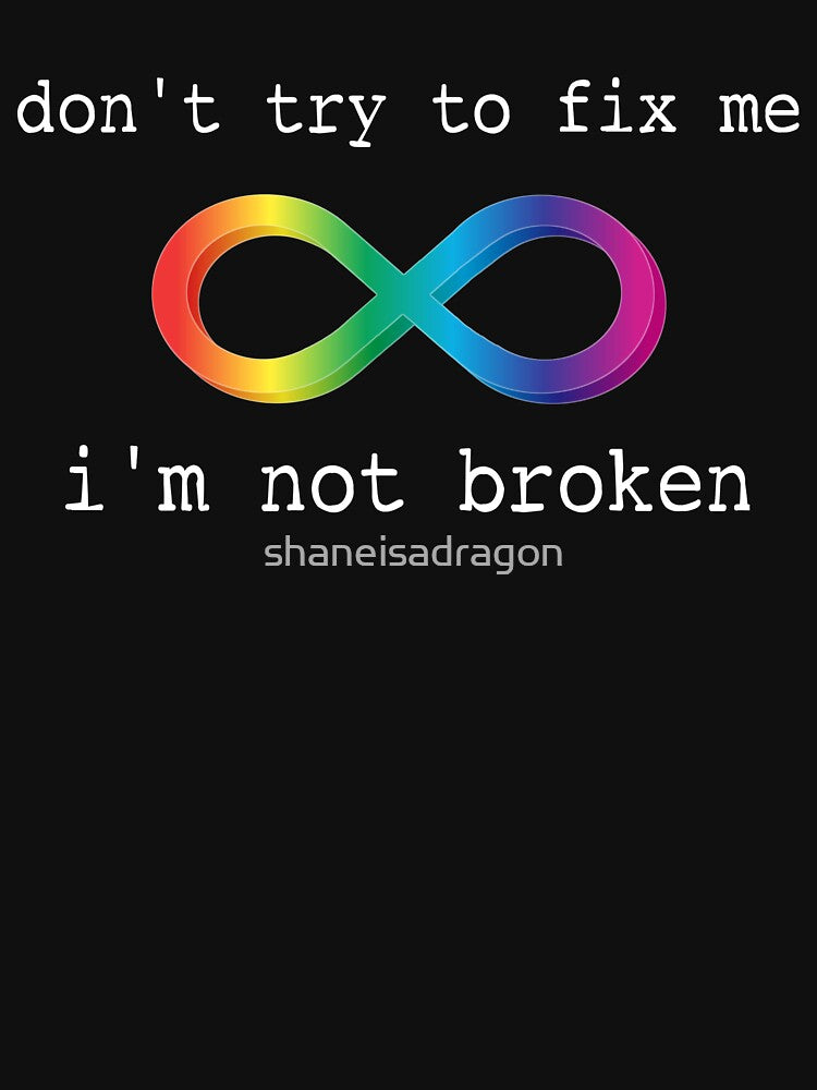I'm Not Broken by shaneisadragon T-Shirts, Hoodie, Sweatshirt | BlankRebels.com (Image 3)