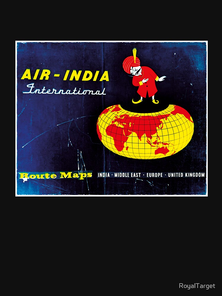 Air India advertising from the 60s, retro airline advertising by RoyalTarget