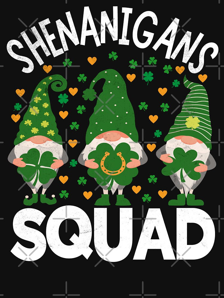 Shenanigans Squad Happy St Patricks Day Teacher Irish Gnomes by Zulfiqqar T-Shirts, Hoodie, Sweatshirt (Image 3)
