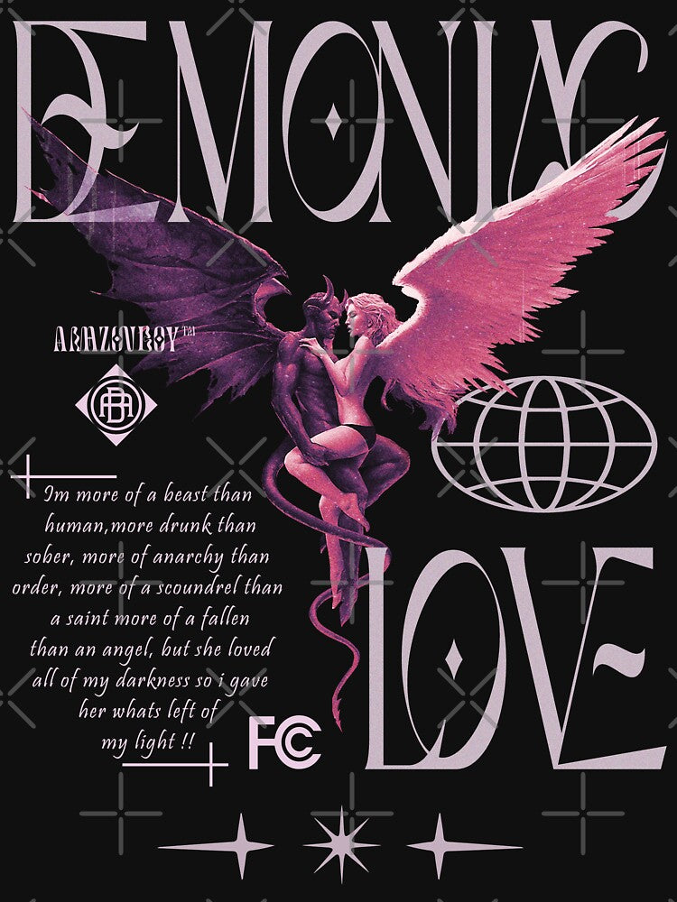 Demoniac love  Aesthetic - Vaporweave streetwear by VaporwaveStreet T-Shirts, Hoodie, Sweatshirt | BlankRebels.com (Image 3)
