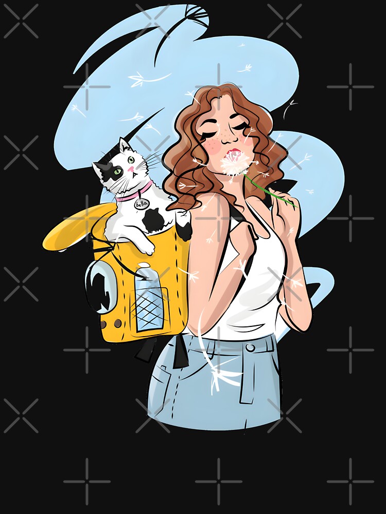 Make a Wish - Cute Cat Girl by ConfuseLab Alt T-Shirts, Hoodie, Sweatshirt | BlankRebels.com (Image 3)
