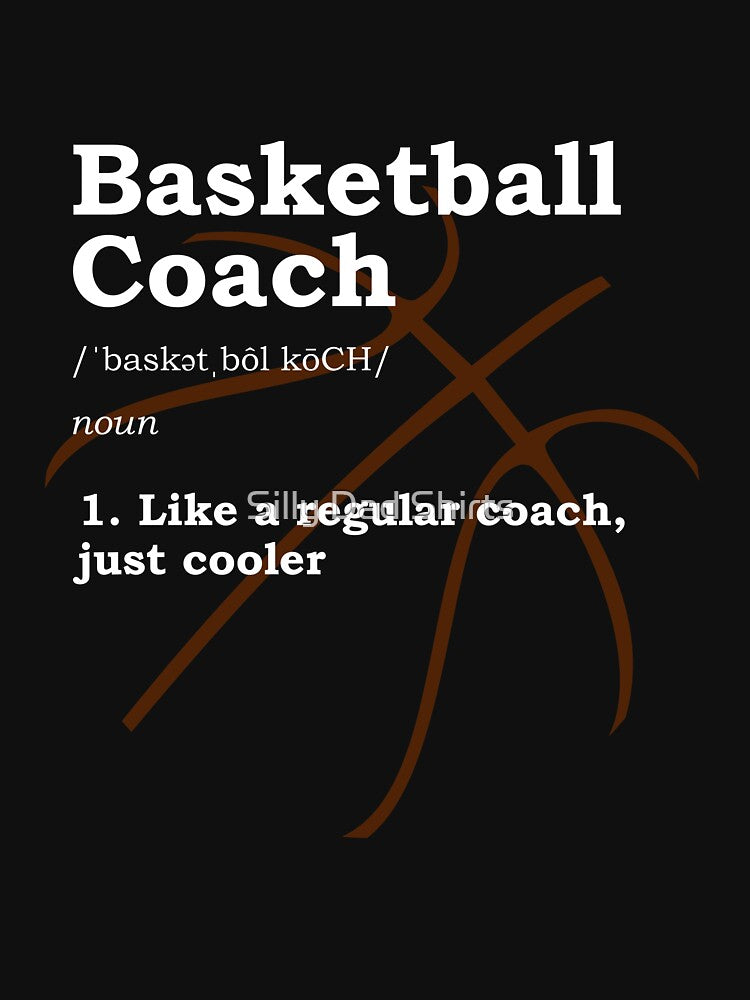 Basketball Coach Gift by Silly Dad Shirts Hoodie, Sweatshirt | BlankRebels.com (Image 3)