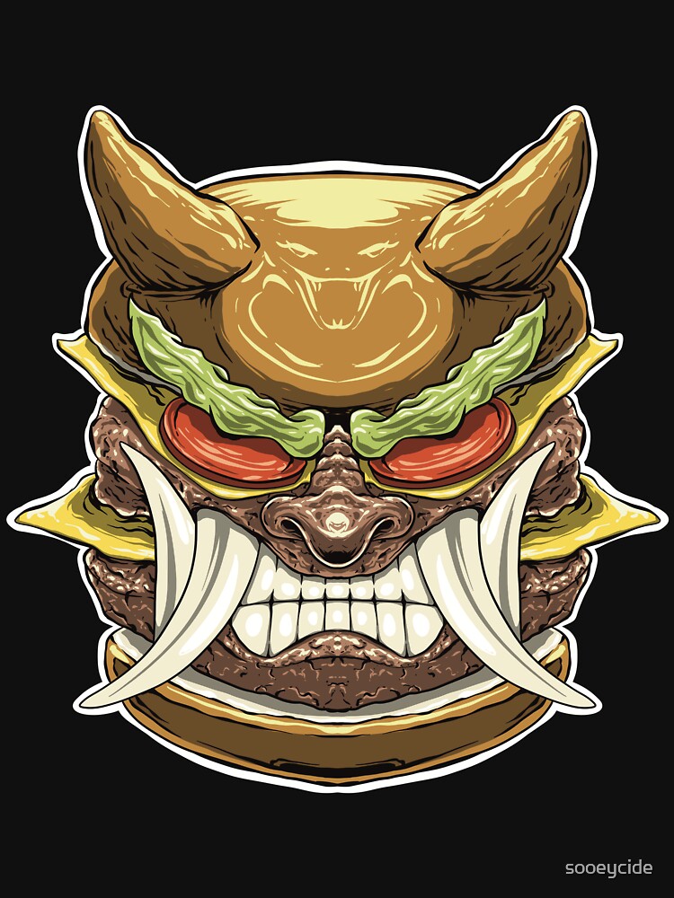 DEVIL BURGER by sooeycide T-Shirts, Hoodie, Sweatshirt | BlankRebels.com (Image 3)