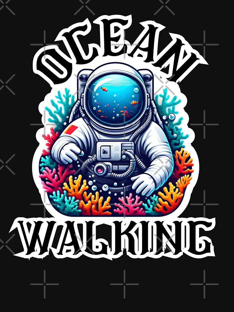 Astronaut Ocean Walking by CuteAndCozyTees T-Shirts, Hoodie, Sweatshirt | BlankRebels.com (Image 3)