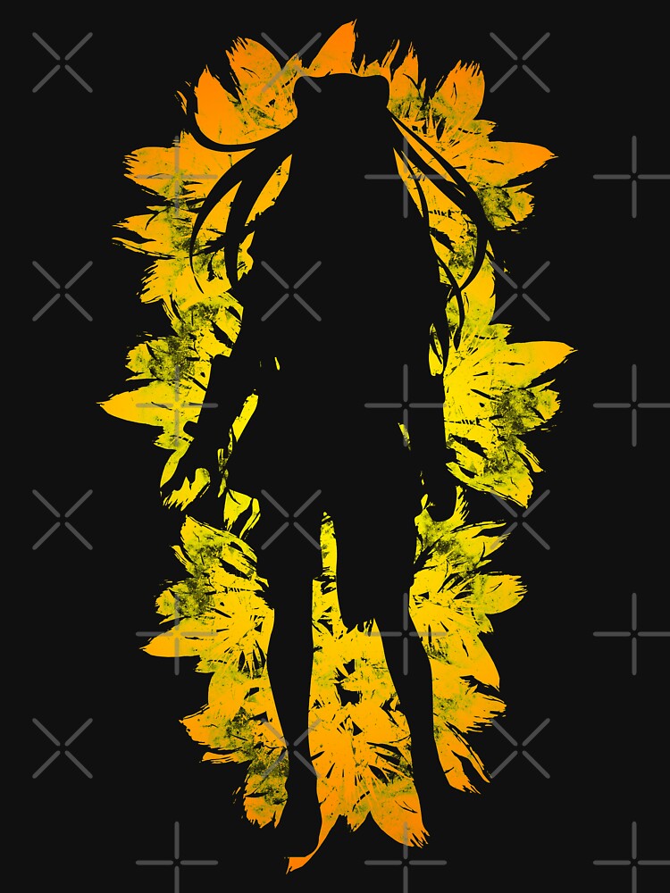 For a Shield - Orange Flowers by NissaArt