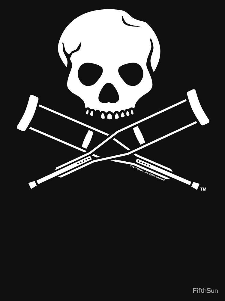 Jackass Skull And Crutches Logo by FifthSun T-Shirts, Hoodie, Sweatshirt | BlankRebels.com (Image 3)
