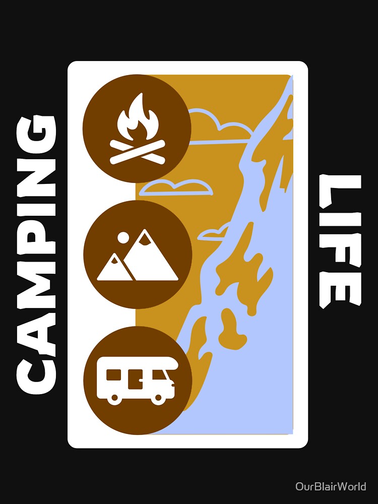 Camping Life Mountains by OurBlairWorld T-Shirts, Hoodie, Sweatshirt | BlankRebels.com (Image 3)