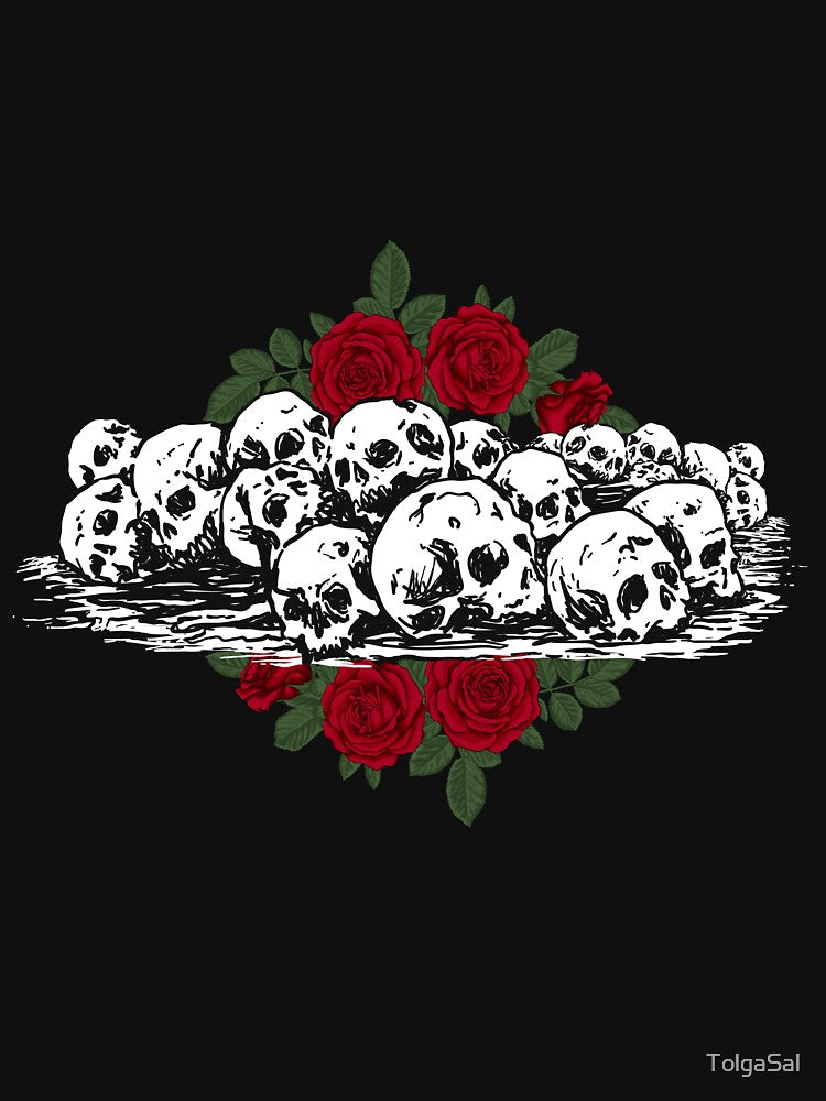 Skulls and Roses by TolgaSal T-Shirts, Hoodie, Sweatshirt | BlankRebels.com (Image 3)
