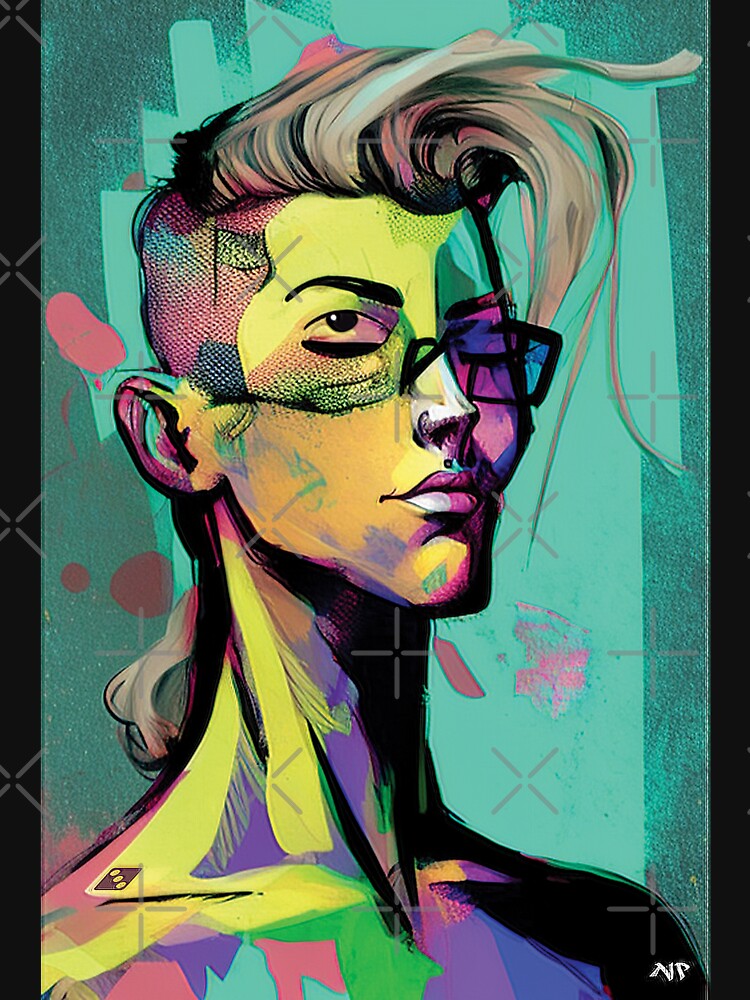 Neon Punk#3 by PhiloSophyEye T-Shirts, Hoodie, Sweatshirt | BlankRebels.com (Image 3)