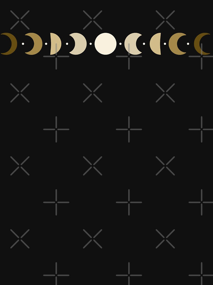 Earth Tones Moon Phases by Azriel Wiorek T-Shirts, Hoodie, Sweatshirt | BlankRebels.com (Image 3)