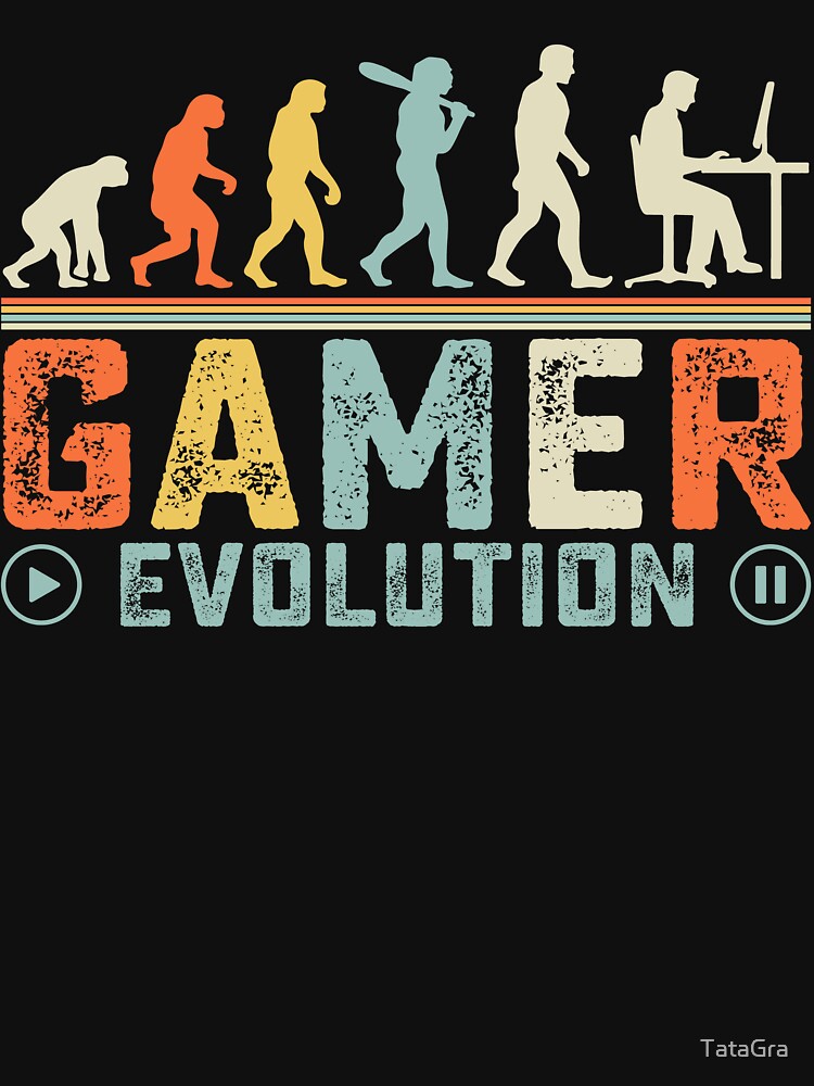Gamer Evolution by TataGra T-Shirts, Hoodie, Sweatshirt | BlankRebels.com (Image 3)