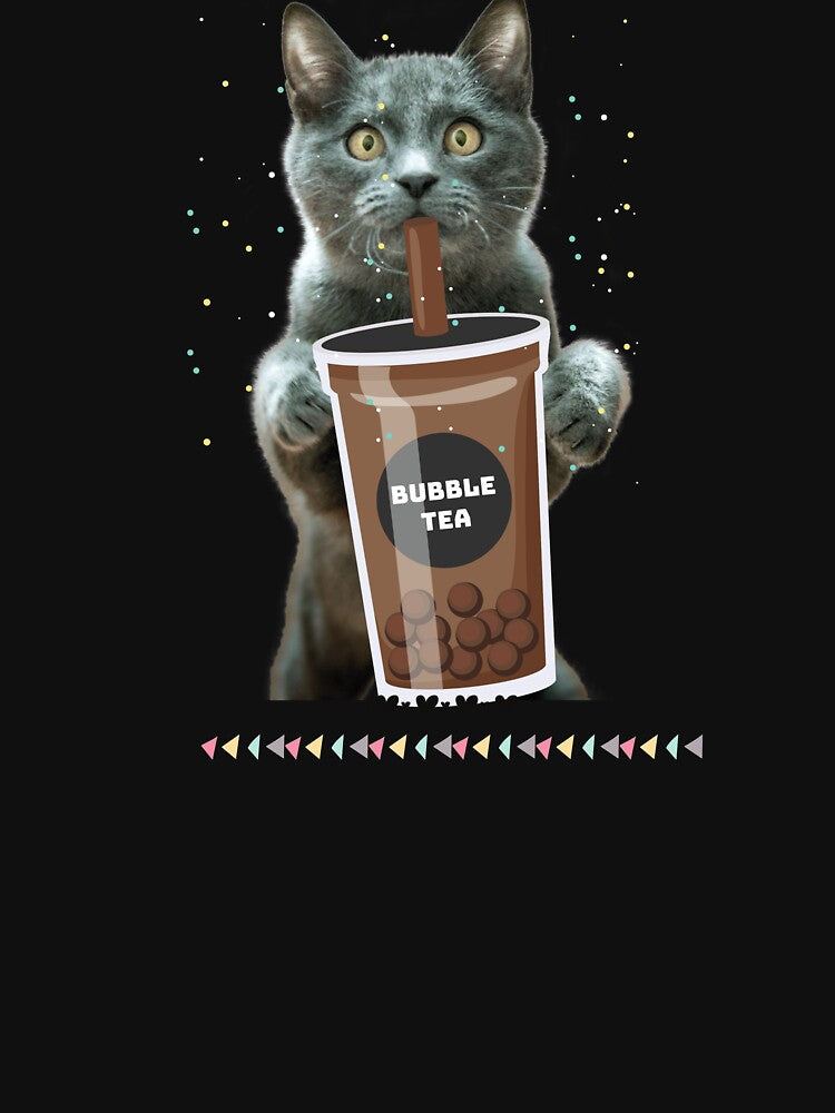 Cat Boba Tea Bubble Tea anime shirt by Cheeky Popp Hoodie, Sweatshirt | BlankRebels.com (Image 3)