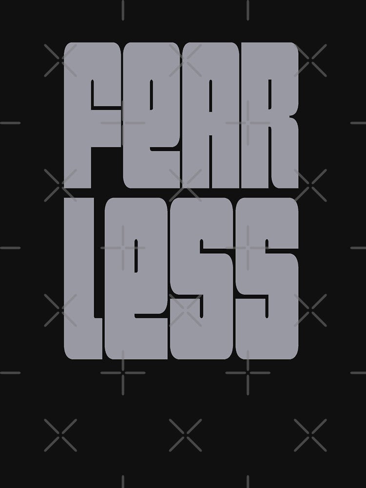 Fearless - Fear Less Bold Retro Style by madtoyman T-Shirts, Hoodie, Sweatshirt | BlankRebels.com (Image 3)