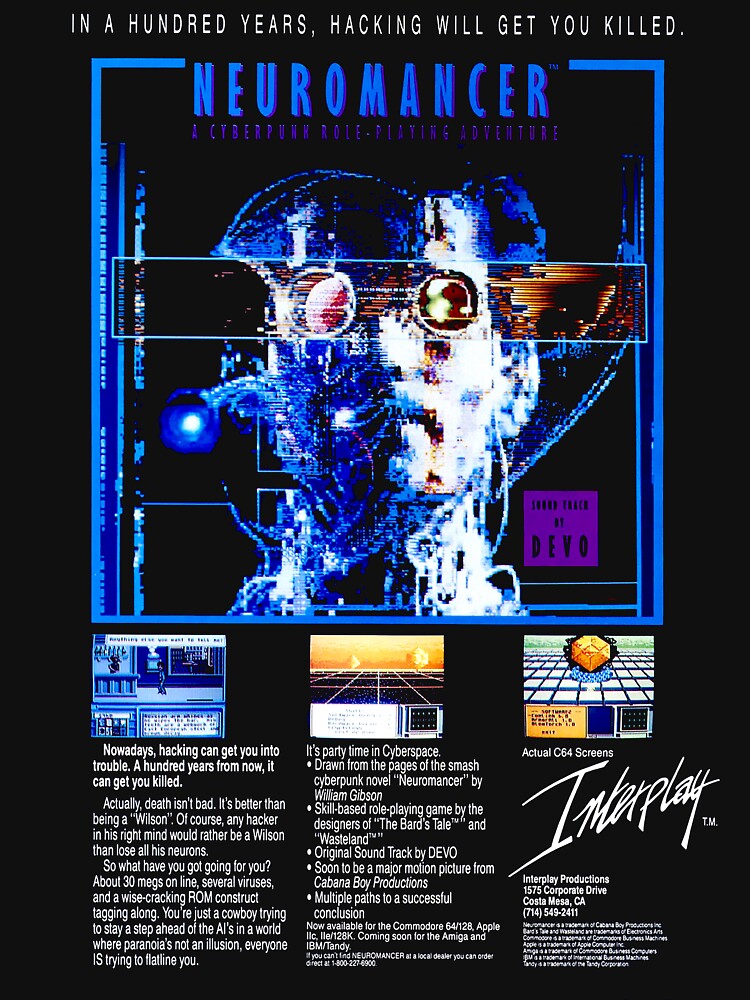 NEUROMANCER by tomplatt T-Shirts, Hoodie, Sweatshirt | BlankRebels.com (Image 3)