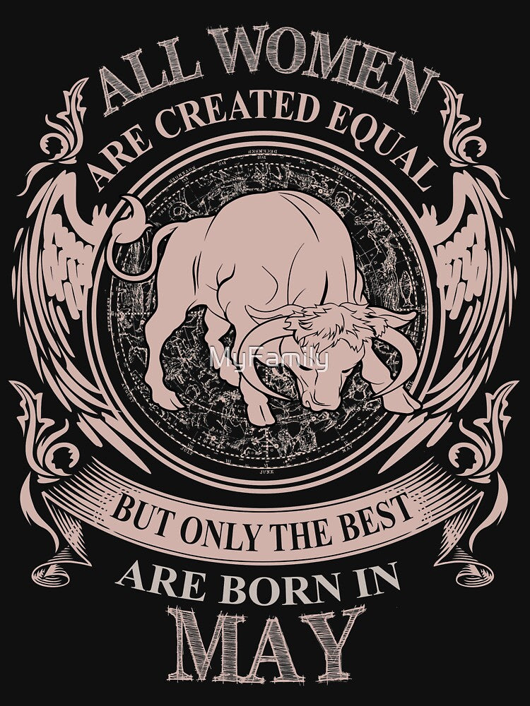 All Women are created equal but only the best are born in May by MyFamily T-Shirts, Hoodie, Sweatshirt (Image 2)