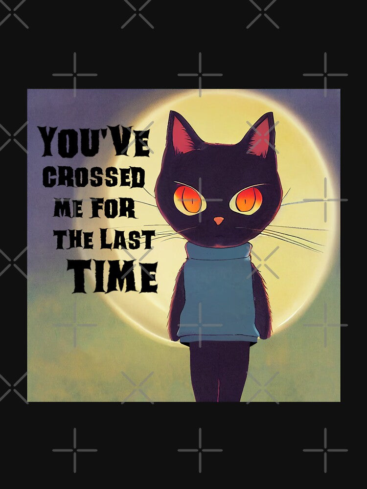 Black Cat Spooky Halloween Design by Okyo-Studios T-Shirts, Hoodie, Sweatshirt | BlankRebels.com (Image 3)