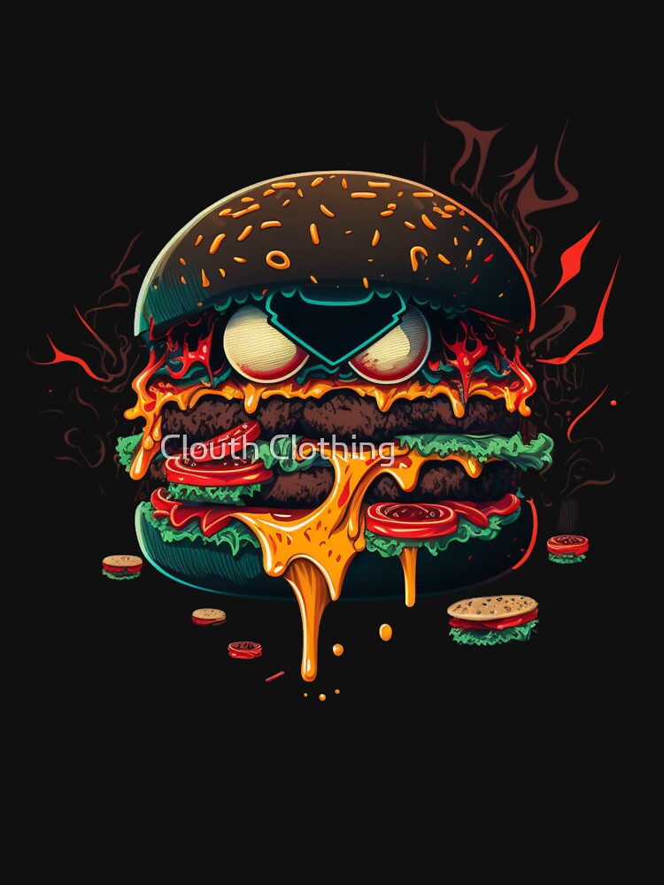 Savage Burger by Clouth Clothing  ⭐⭐⭐⭐⭐ T-Shirts, Hoodie, Sweatshirt | BlankRebels.com (Image 3)