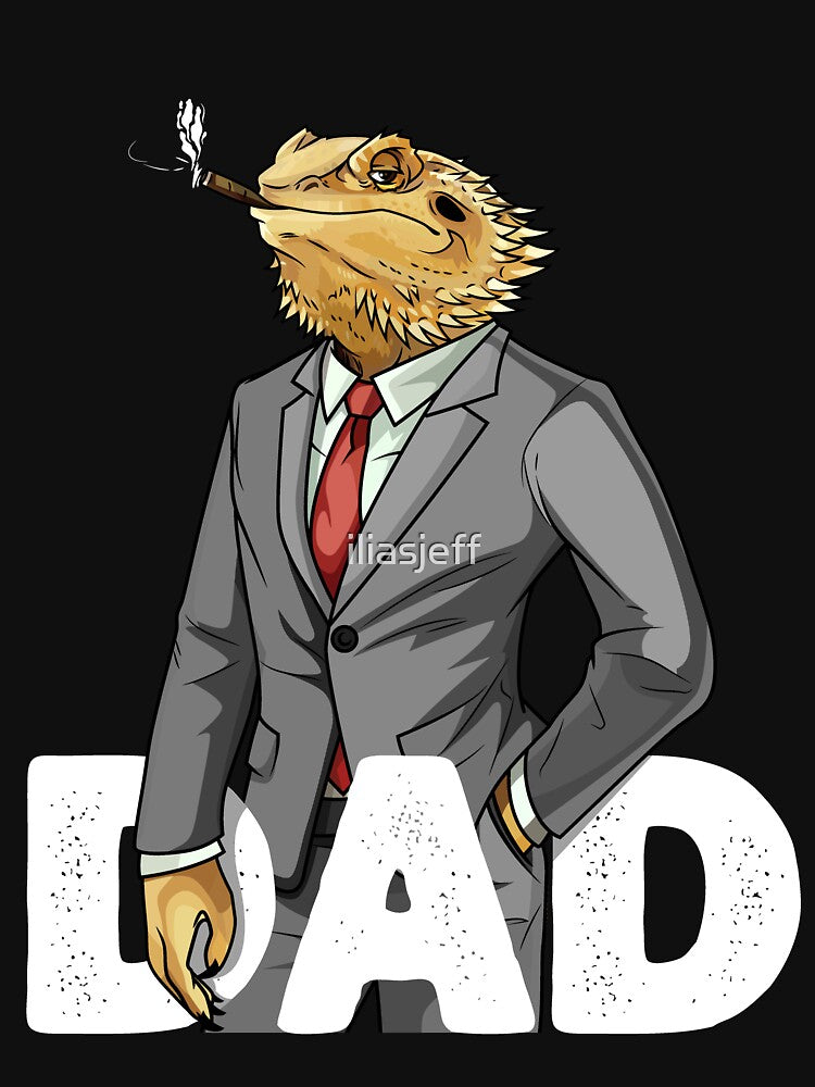 Bearded Dragon Dad Funny Respect The Beard by iliasjeff T-Shirts, Hoodie, Sweatshirt | BlankRebels.com (Image 3)