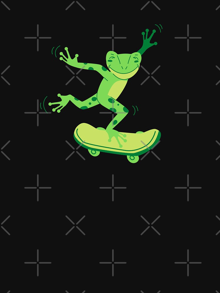 Green Frog on skateboard by NomadMessenger T-Shirts, Hoodie, Sweatshirt | BlankRebels.com (Image 3)