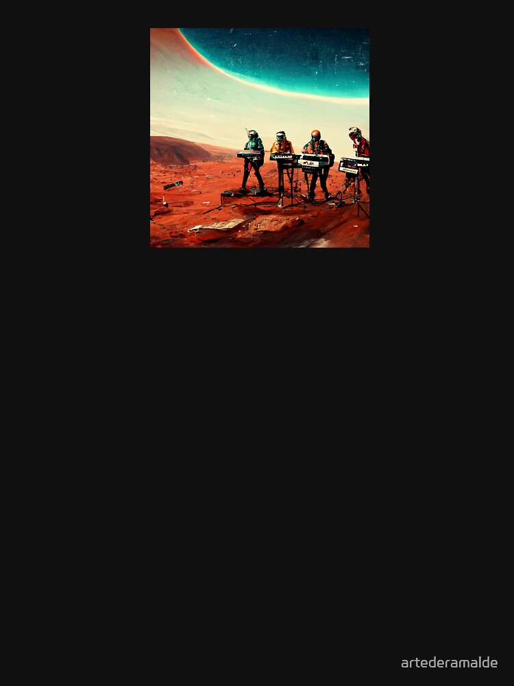 Songs On Mars by artederamalde T-Shirts, Hoodie, Sweatshirt | BlankRebels.com (Image 3)