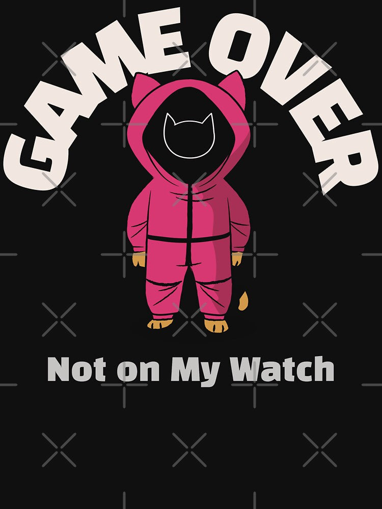 Game Over Not On My Watch 90's gamer T-Shirt by BambaKchula Hoodie, Sweatshirt | BlankRebels.com (Image 3)