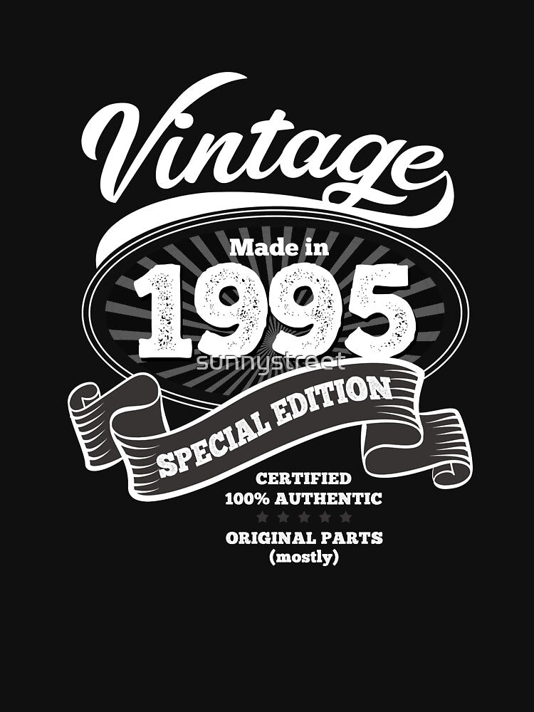 1995 Birthday Gift Vintage Special Edition by SunnyStreet T-Shirts, Hoodie, Sweatshirt | BlankRebels.com (Image 3)