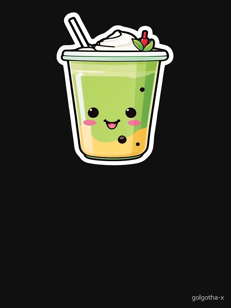 Bubble Tea Drink Honeydew by golgotha-x T-Shirts, Hoodie, Sweatshirt | BlankRebels.com (Image 3)