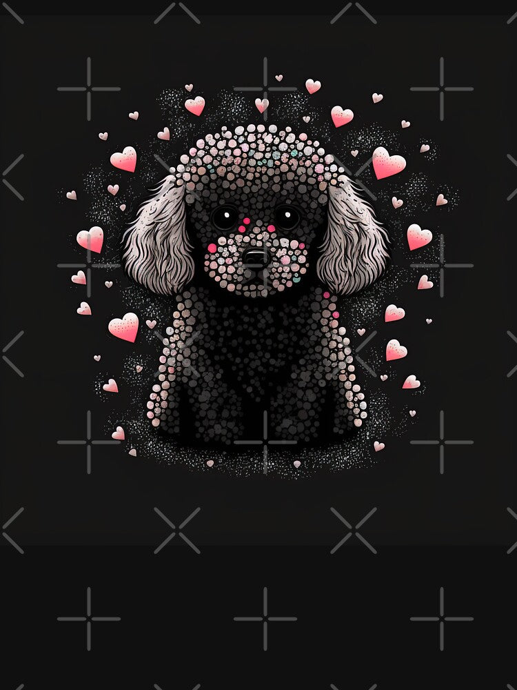 Poodle Dog Valentine by Juliascutecornr T-Shirts, Hoodie, Sweatshirt | BlankRebels.com (Image 3)