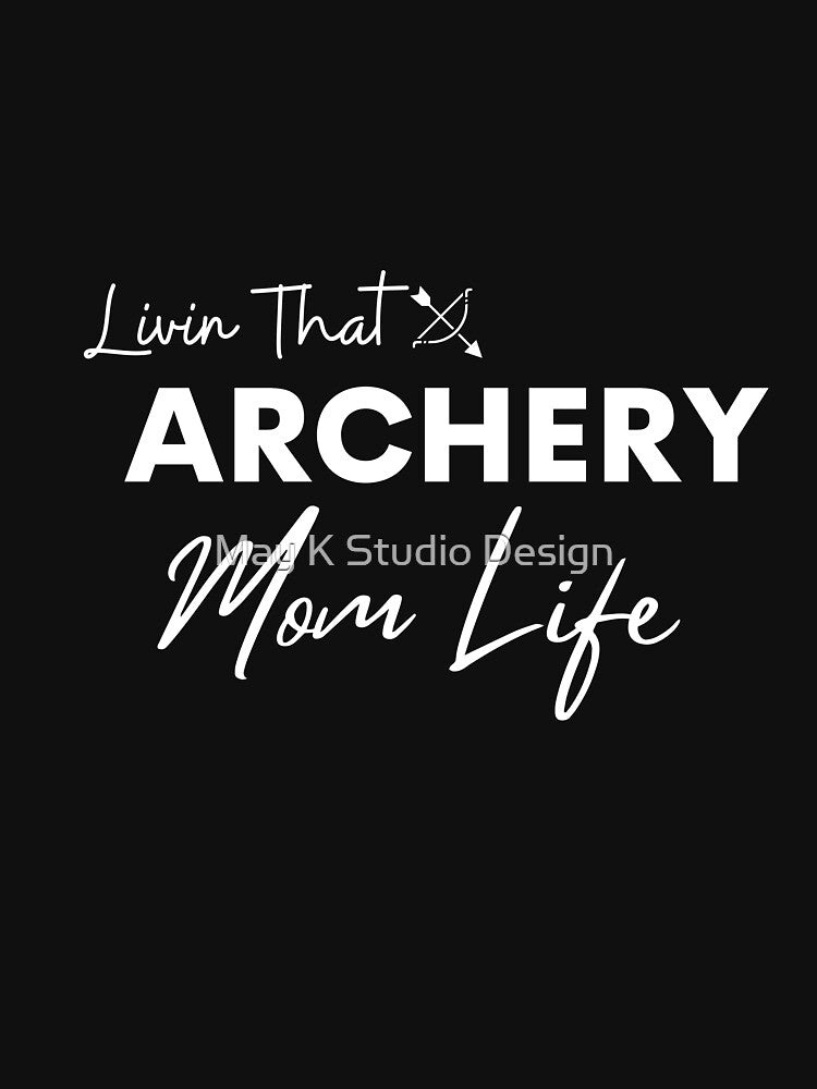 Livin that archery mom life shirt, sports mom t-shirts, archery mom Shirt, funny archery shirts, archery tee,... (Image 3)