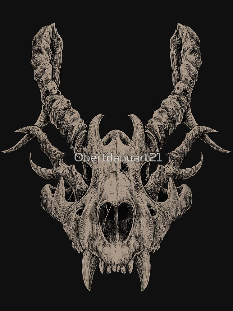 Wolf skull by Obertdanuart21 T-Shirts, Hoodie, Sweatshirt | BlankRebels.com (Image 3)