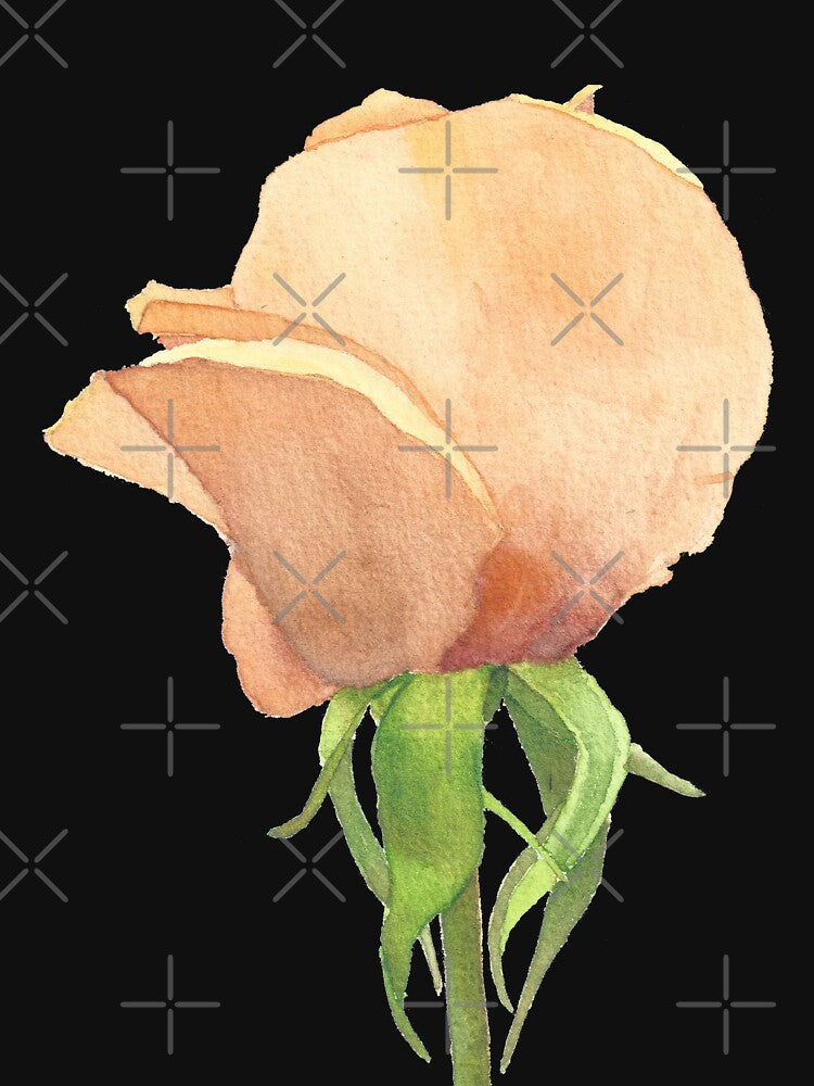 Peach flower, based on original watercolor by SharonRoseR T-Shirts, Hoodie, Sweatshirt | BlankRebels.com (Image 3)
