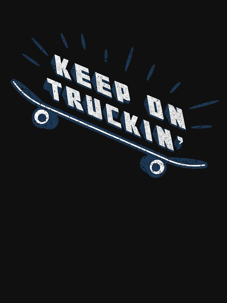 Skateboarding - Keep On Truckin' Vintage Tee by Green Tee  Studio Hoodie, Sweatshirt | BlankRebels.com (Image 3)