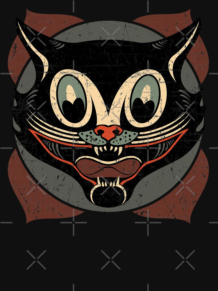 HW Smiling Black Cat by HexOne T-Shirts, Hoodie, Sweatshirt | BlankRebels.com (Image 3)