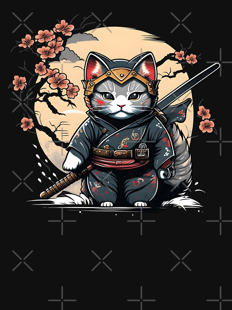 Neko Warrior by agustindesigner T-Shirts, Hoodie, Sweatshirt | BlankRebels.com (Image 3)