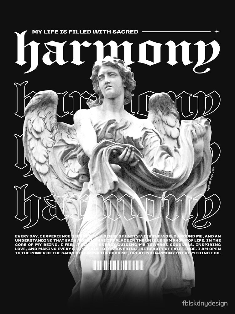 My life is filled with sacred harmony - Modernist Streetwear by fblskdnydesign T-Shirts, Hoodie, Sweatshirt (Image 3)